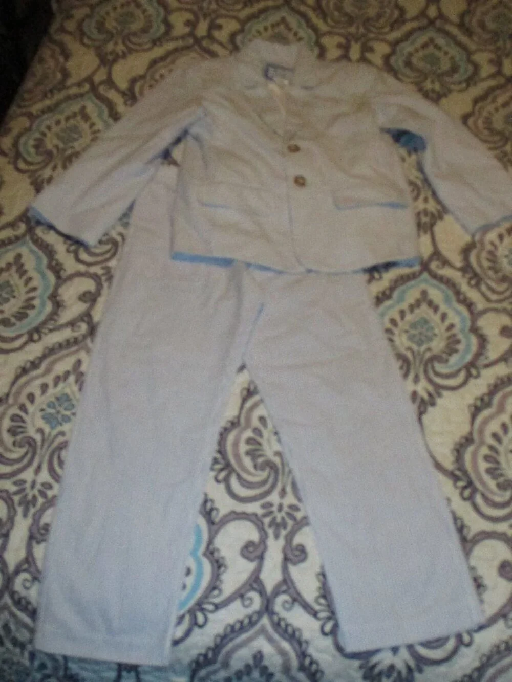 Florence Eiseman Seersucker Pin stripe Suit 6